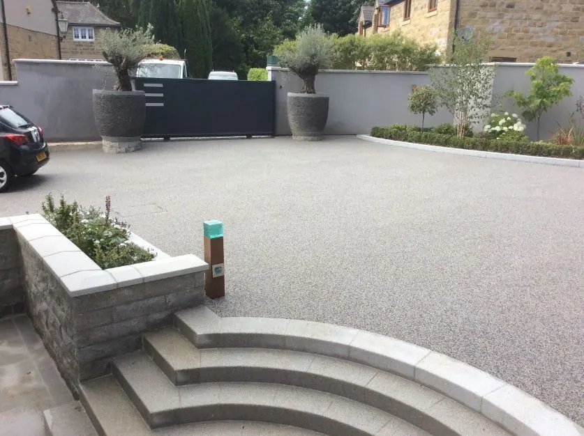 Porches & Steps — resin bound stone project example